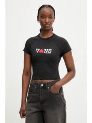 vans t-shirt γυναικείο βαμβακερό ολόκληρο το προϊόν: 100% βαμβάκι