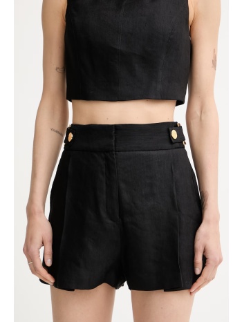elisabetta franchi σορτς γυναικεία με λινό υλικό βάσης 55%
