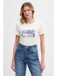 guess t-shirt γυναικείο βαμβακερό ολόκληρο το προϊόν: 100% βαμβάκι