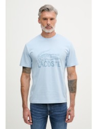 lacoste t-shirt ανδρικό βαμβακερό υλικό βάσης: 100% βαμβάκι,ελαστικό στρίφωμα: 98% βαμβάκι 2% ελαστά