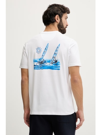 guess t-shirt ανδρικό βαμβάκι με ελαστάν x north sails
