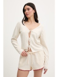 rip curl ζακέτα γυναικεία βαμβακερή pacific knit cardi ολόκληρο το προϊόν: 100% βαμβάκι