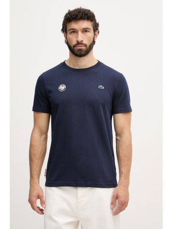 lacoste t-shirt ανδρικό με βαμβάκι υλικό βάσης 75% βαμβάκι