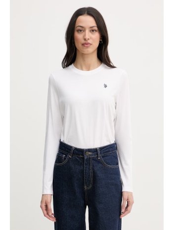 u.s. polo assn. μακρυμάνικο γυναικείο βαμβακερό ολόκληρο το