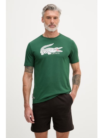 lacoste t-shirt ανδρικό με βαμβάκι υλικό βάσης 75% βαμβάκι