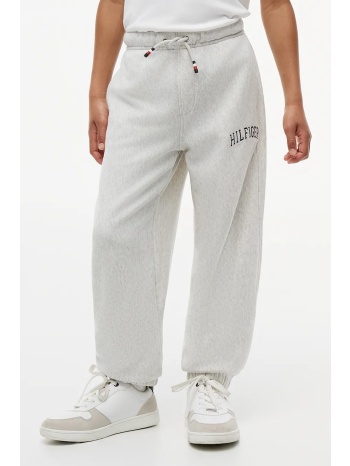 tommy hilfiger παντελόνι jogger παιδικό με βαμβάκι ολόκληρο
