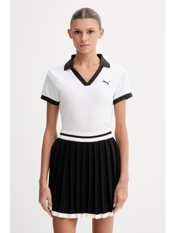 puma πόλο γυναικείο βαμβακερό wardrobe essential υλικό