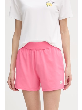 hugo σορτς γυναικεία με βαμβάκι signature_short ολόκληρο το