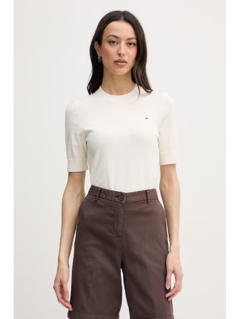 tommy hilfiger πλεκτό t-shirt γυναικείο με βαμβάκι κύριο