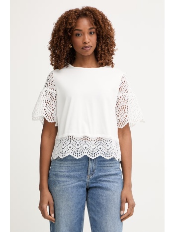 morgan t-shirt γυναικείο με βαμβάκι υλικό βάσης 58%