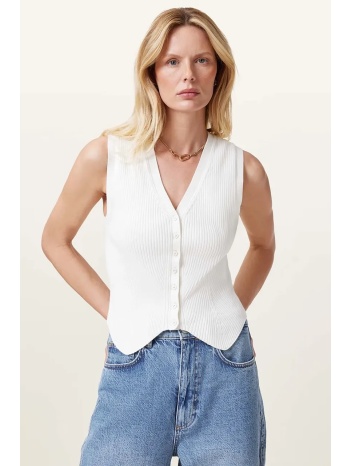 allsaints τοπ γυναικείο από βισκόζη κύριο υλικό 72%