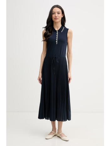 tommy hilfiger πλισέ φόρεμα με βαμβάκι κύριο υλικό 96%