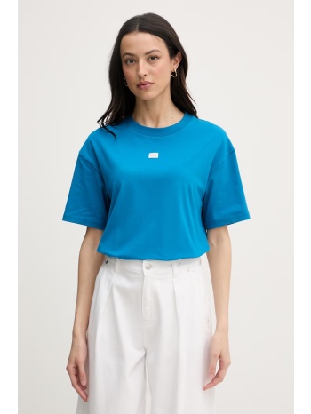 hugo t-shirt oversize γυναικείο με μοντάλ signature_tshirt