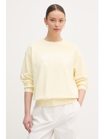 calvin klein jeans μπλούζα γυναικεία βαμβακερή κύριο υλικό