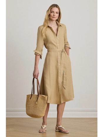 lauren ralph lauren σεμιζιέ λινή ολόκληρο το προϊόν 100%