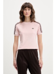 adidas originals t-shirt γυναικείο με βαμβάκι κύριο υλικό: 75% βαμβάκι 25% πολυεστέρας,συμπληρωματικ