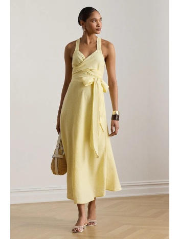 lauren ralph lauren φόρεμα καλοκαιρινό λινό ολόκληρο το