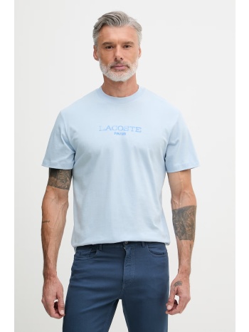 lacoste t-shirt ανδρικό βαμβακερό υλικό βάσης 100%
