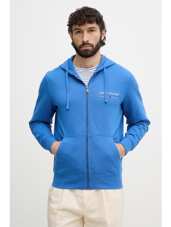 tommy hilfiger μπλούζα με κουκούλα και κουμπιά ανδρική