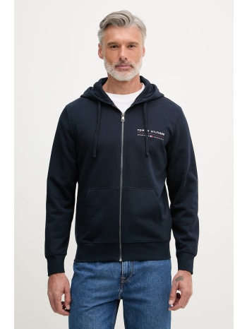tommy hilfiger μπλούζα με κουκούλα και κουμπιά ανδρική