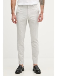 boss παντελόνι slim fit ανδρικό με πρόσμιξη λινού genius υλικό 1: 33% βισκόζη 26% βαμβάκι 26% πολυεσ