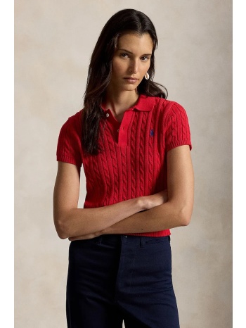 polo ralph lauren πουλόβερ με κοντό μανίκι γυναικείο