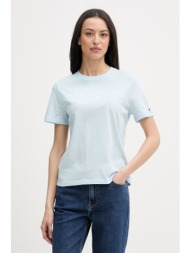 tommy hilfiger t-shirt γυναικείο βαμβακερό ολόκληρο το προϊόν: 100% βαμβάκι