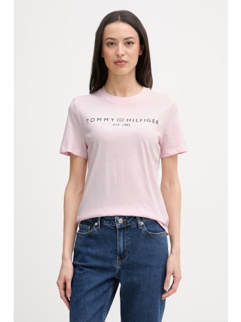 tommy hilfiger t-shirt γυναικείο βαμβακερό ολόκληρο το