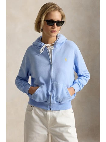 polo ralph lauren φούτερ με κουκούλα γυναικείο βαμβακερό