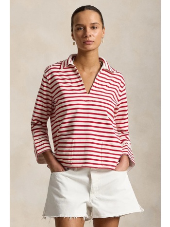polo ralph lauren μπλούζα γυναικεία βαμβακεία ολόκληρο το