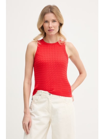 tommy hilfiger τοπ γυναικείο βαμβακερό ολόκληρο το προϊόν