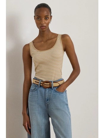 lauren ralph lauren τοπ γυναικείο βαμβακερό ολόκληρο το