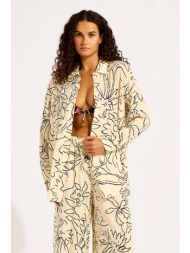 seafolly πουκάμισο γυναικείο από βισκόζη μακρυμάνικο ολόκληρο το προϊόν: 100% βισκόζη