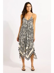 seafolly φόρεμα από βισκόζη scarf dress ολόκληρο το προϊόν: 100% βισκόζη