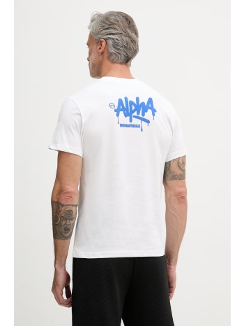 alpha industries t-shirt ανδρικό βαμβακερό signature