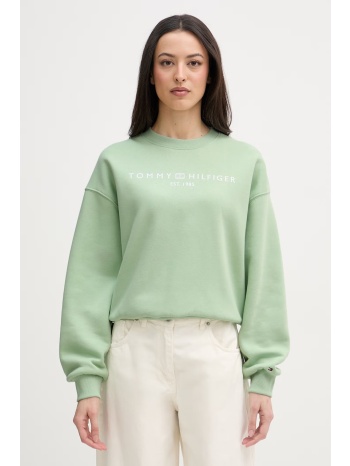 tommy hilfiger μπλούζα γυναικεία με βαμβάκι ολόκληρο το