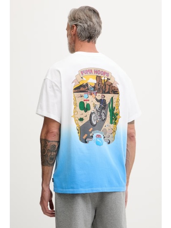 puma t-shirt ανδρικό βαμβακερό atw dylan tee υλικό βάσης