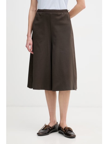 mm by max mara βερμούδα γυναικεία με βαμβάκι piombo κύριο
