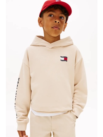 tommy hilfiger μπλούζα με κουκούλα παιδική με βαμβάκι