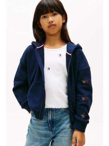tommy hilfiger παιδική μπλούζα με κουκούλα με βαμβάκι