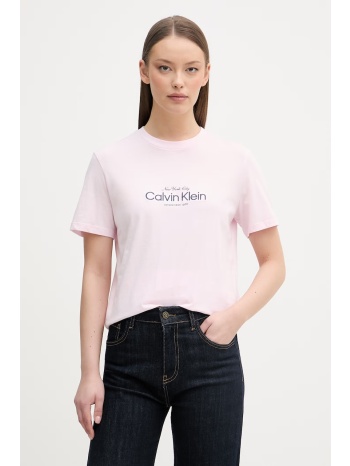 calvin klein jeans t-shirt γυναικείο βαμβακερό ολόκληρο το