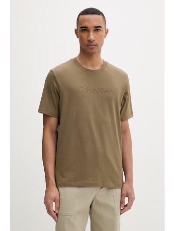 calvin klein t-shirt ανδρικός βαμβακερός ολόκληρο το