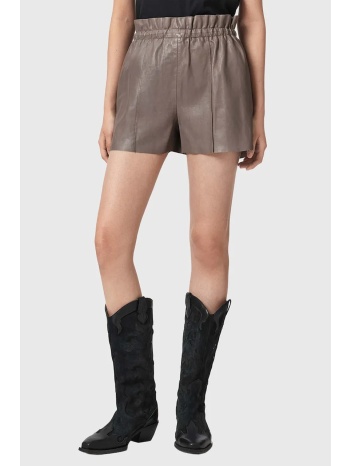 allsaints σορτς γυναικεία δερμάτινα fran κύριο υλικό 100%
