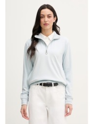 u.s. polo assn. μπλούζα γυναικεία με βαμβάκι dhm lb quarter zip ολόκληρο το προϊόν: 60% βαμβάκι 40% 