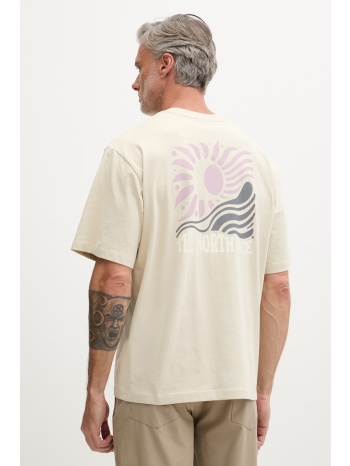 the north face t-shirt ανδρικό βαμβακερό sun oversize