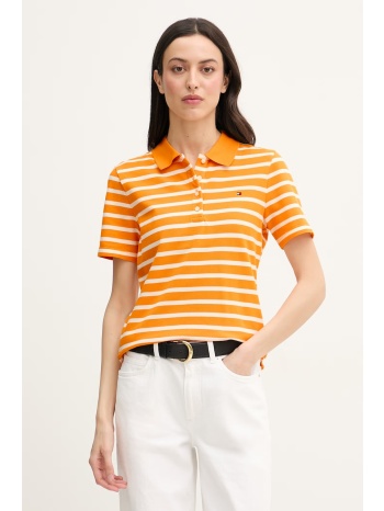 tommy hilfiger πόλο γυναικείο με βαμβάκι ολόκληρο το