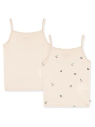 konges sløjd τοπ παιδικό με βαμβάκι basic 2 pack strap tops gots 2-pack ολόκληρο το προϊόν: 95% βαμβ