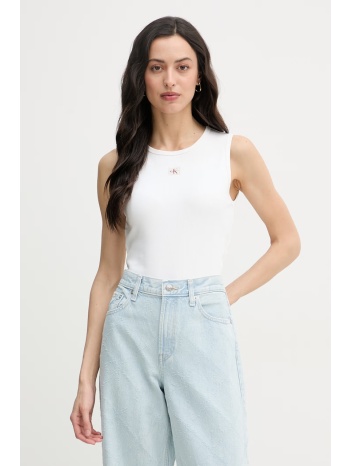 calvin klein jeans τοπ γυναικείο βαμβάκι με ελαστάν