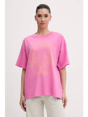 rip curl t-shirt γυναικείο βαμβακερό hotel malibu ολόκληρο