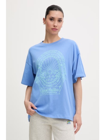 rip curl t-shirt γυναικείο βαμβακερό hotel malibu ολόκληρο
